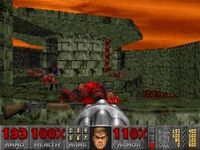 une photo d'Ã©cran de The Ultimate Doom sur PC